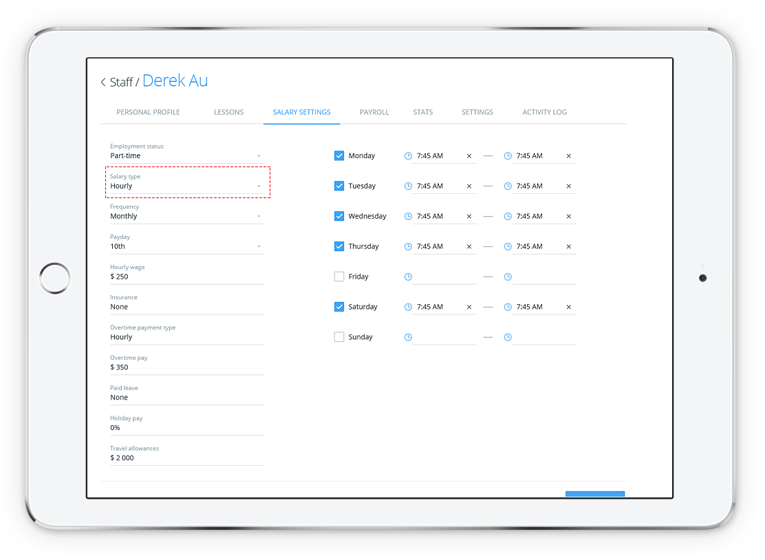 Introducing detailed personal profiles for your staff