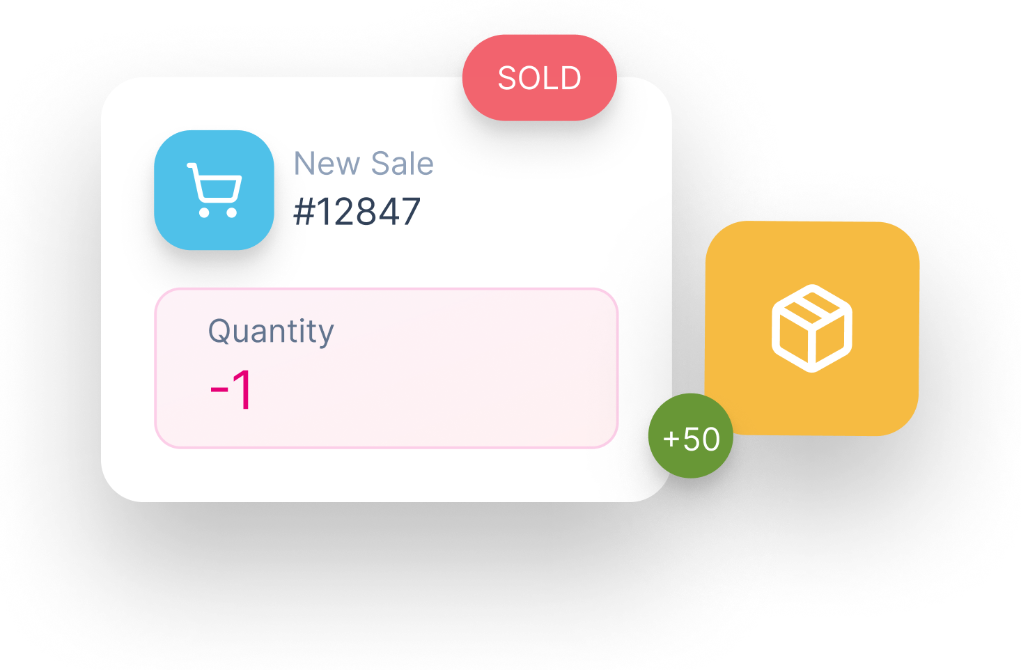 Reduce stock automatically when products are sold